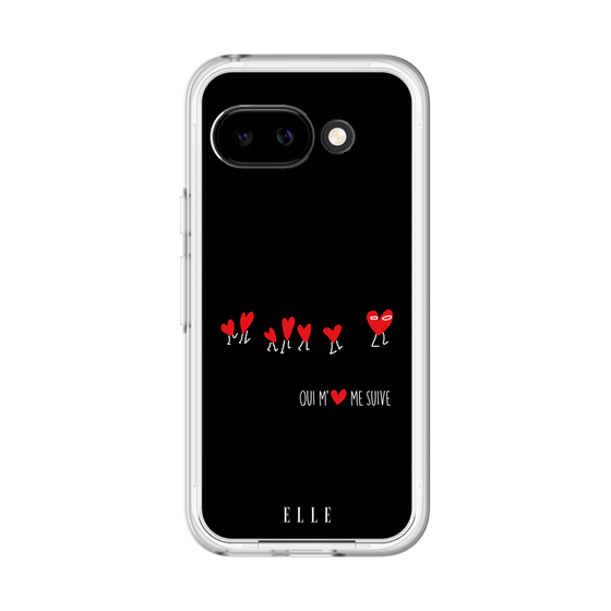 スリムプロテクションプレミアムケース［ ELLE - Let who love me follow me - ブラック ］