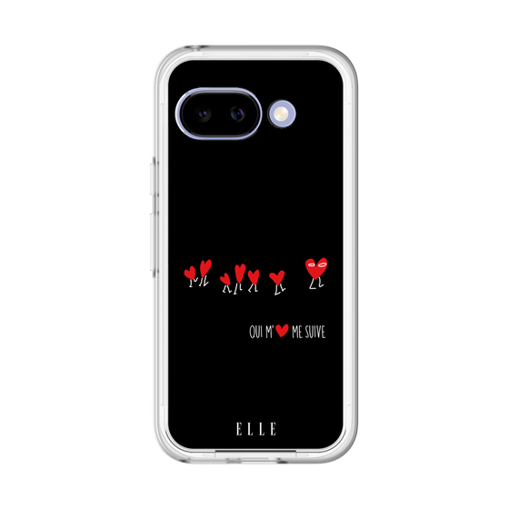 スリムプロテクションプレミアムケース［ ELLE - Let who love me follow me - ブラック ］