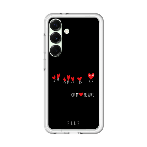 スリムプロテクションプレミアムケース［ ELLE - Let who love me follow me - ブラック ］