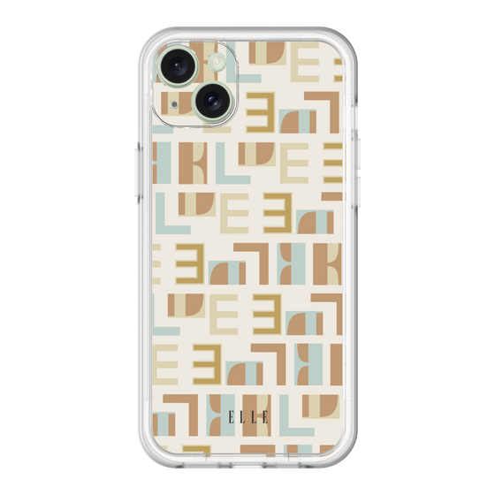 スリムプロテクションプレミアムケース［ ELLE - Iconics Prints1 ］