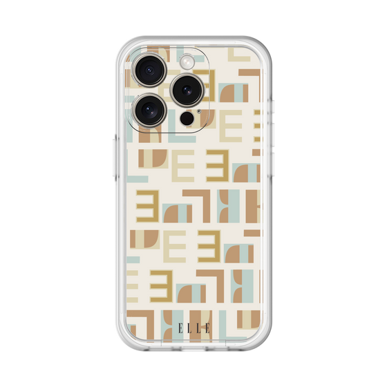 スリムプロテクションプレミアムケース［ ELLE - Iconics Prints1 ］