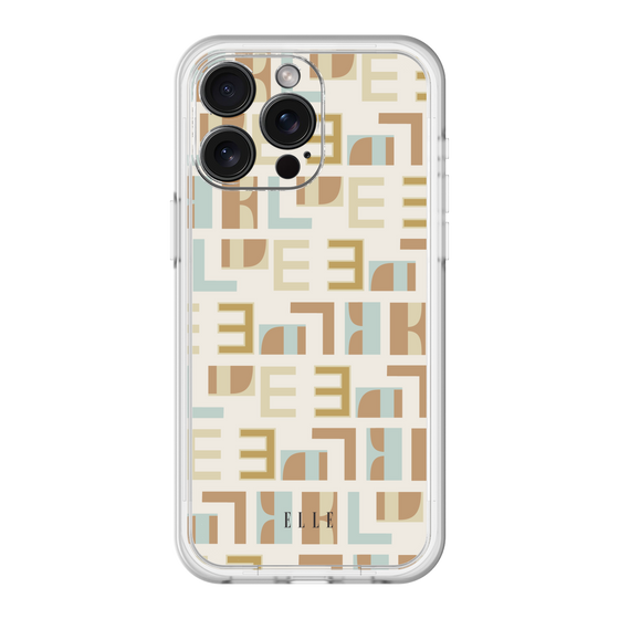 スリムプロテクションプレミアムケース［ ELLE - Iconics Prints1 ］
