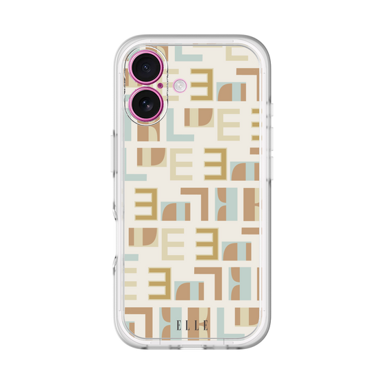 スリムプロテクションプレミアムケース［ ELLE - Iconics Prints1 ］