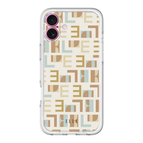 スリムプロテクションプレミアムケース［ ELLE - Iconics Prints1 ］