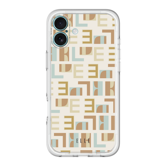 スリムプロテクションプレミアムケース［ ELLE - Iconics Prints1 ］