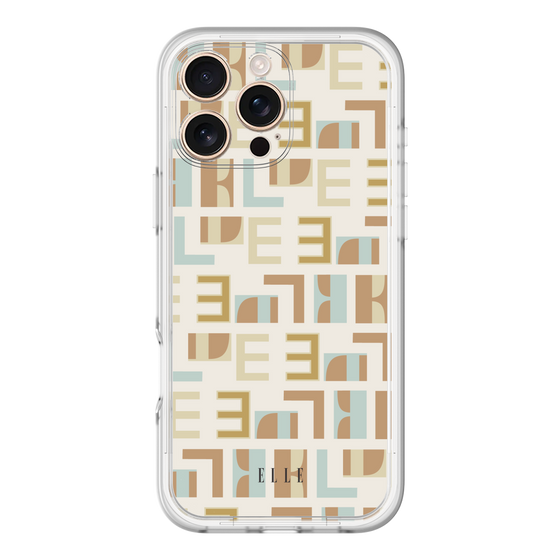 スリムプロテクションプレミアムケース［ ELLE - Iconics Prints1 ］