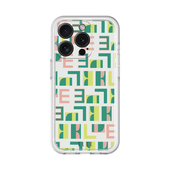 スリムプロテクションプレミアムケース［ ELLE - Iconics Prints2 ］