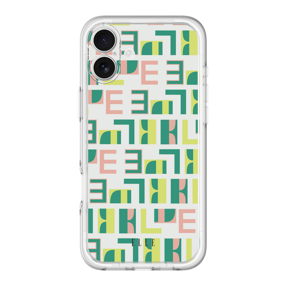 スリムプロテクションプレミアムケース［ ELLE - Iconics Prints2 ］