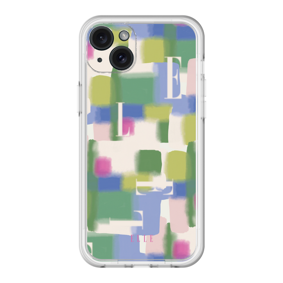 スリムプロテクションプレミアムケース［ ELLE - Iconics Prints3 ］