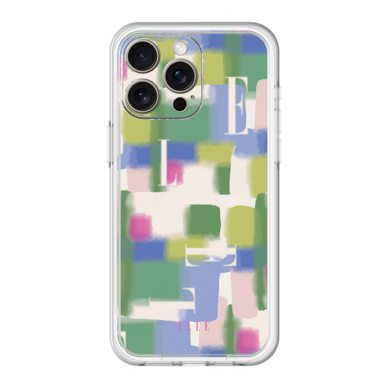 スリムプロテクションプレミアムケース［ ELLE - Iconics Prints3 ］