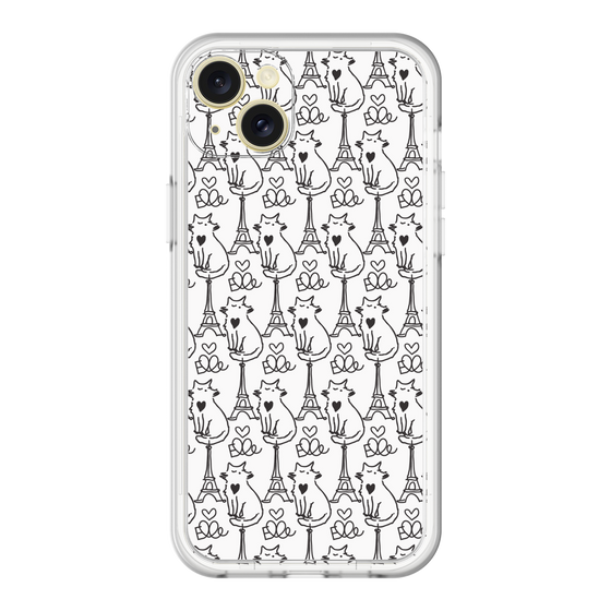 スリムプロテクションプレミアムケース［ ELLE - Cats ］