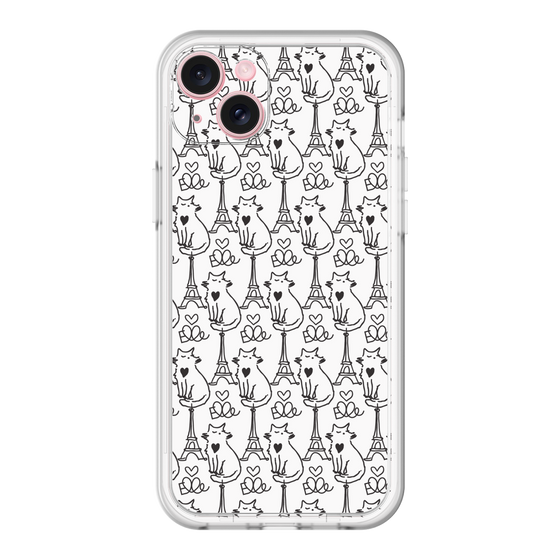 スリムプロテクションプレミアムケース［ ELLE - Cats ］