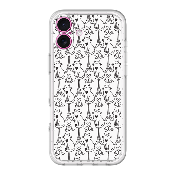 スリムプロテクションプレミアムケース［ ELLE - Cats ］