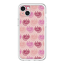スリムプロテクションプレミアムケース［ ELLE - Cat Pattern - ピンク ］