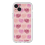 スリムプロテクションプレミアムケース［ ELLE - Cat Pattern - ピンク ］