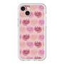 スリムプロテクションプレミアムケース［ ELLE - Cat Pattern - ピンク ］