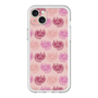 スリムプロテクションプレミアムケース［ ELLE - Cat Pattern - ピンク ］