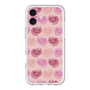 スリムプロテクションプレミアムケース［ ELLE - Cat Pattern - ピンク ］