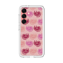 スリムプロテクションプレミアムケース［ ELLE - Cat Pattern - ピンク ］