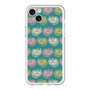 スリムプロテクションプレミアムケース［ ELLE - Cat Pattern - グリーン ］