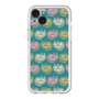 スリムプロテクションプレミアムケース［ ELLE - Cat Pattern - グリーン ］