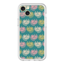 スリムプロテクションプレミアムケース［ ELLE - Cat Pattern - グリーン ］