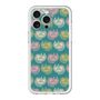 スリムプロテクションプレミアムケース［ ELLE - Cat Pattern - グリーン ］