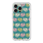 スリムプロテクションプレミアムケース［ ELLE - Cat Pattern - グリーン ］
