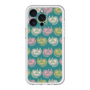 スリムプロテクションプレミアムケース［ ELLE - Cat Pattern - グリーン ］