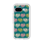 スリムプロテクションプレミアムケース［ ELLE - Cat Pattern - グリーン ］
