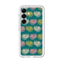スリムプロテクションプレミアムケース［ ELLE - Cat Pattern - グリーン ］