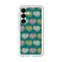 スリムプロテクションプレミアムケース［ ELLE - Cat Pattern - グリーン ］