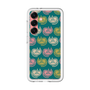 スリムプロテクションプレミアムケース［ ELLE - Cat Pattern - グリーン ］