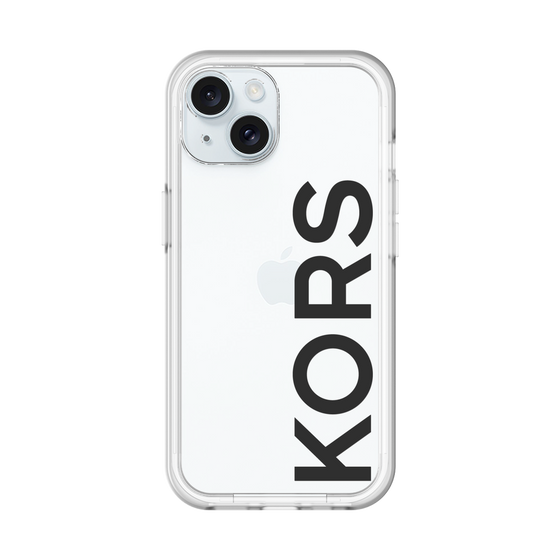 スリムプロテクションプレミアムケース［ MICHAEL KORS - Logo - Black ］