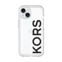 スリムプロテクションプレミアムケース［ MICHAEL KORS - Logo - Black ］