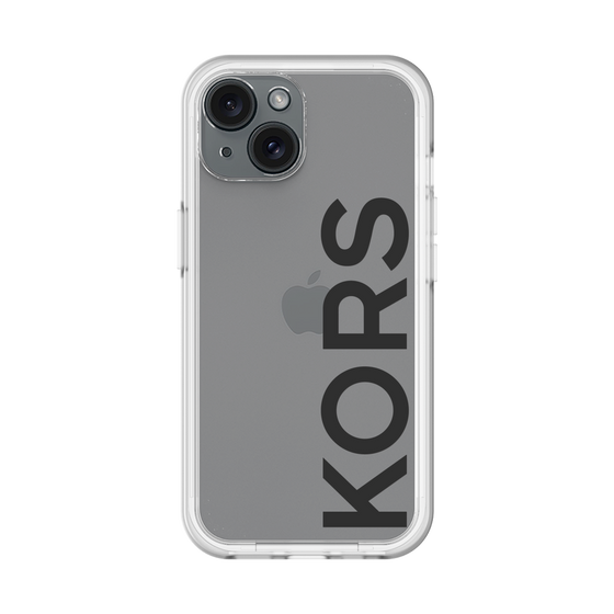 スリムプロテクションプレミアムケース［ MICHAEL KORS - Logo - Black ］