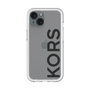 スリムプロテクションプレミアムケース［ MICHAEL KORS - Logo - Black ］