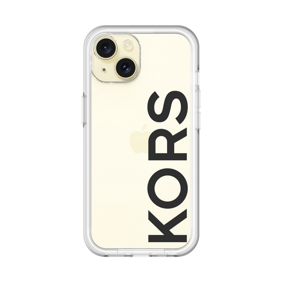 スリムプロテクションプレミアムケース［ MICHAEL KORS - Logo - Black ］