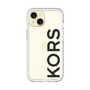 スリムプロテクションプレミアムケース［ MICHAEL KORS - Logo - Black ］