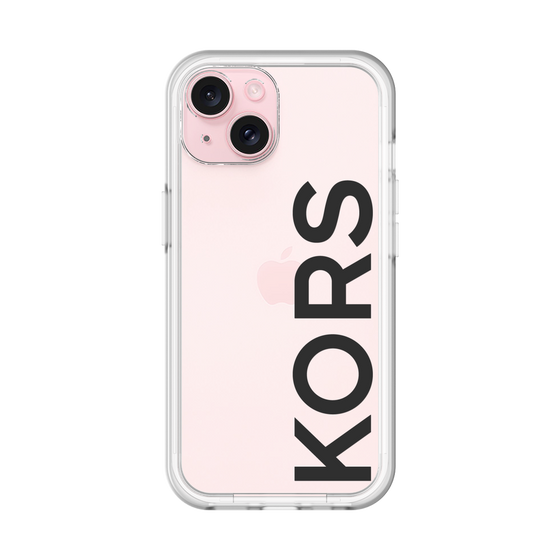 スリムプロテクションプレミアムケース［ MICHAEL KORS - Logo - Black ］