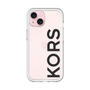 スリムプロテクションプレミアムケース［ MICHAEL KORS - Logo - Black ］