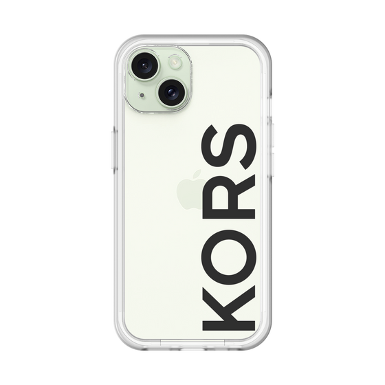 スリムプロテクションプレミアムケース［ MICHAEL KORS - Logo - Black ］