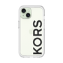 スリムプロテクションプレミアムケース［ MICHAEL KORS - Logo - Black ］