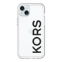 スリムプロテクションプレミアムケース［ MICHAEL KORS - Logo - Black ］