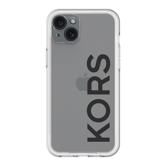 スリムプロテクションプレミアムケース［ MICHAEL KORS - Logo - Black ］