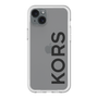 スリムプロテクションプレミアムケース［ MICHAEL KORS - Logo - Black ］