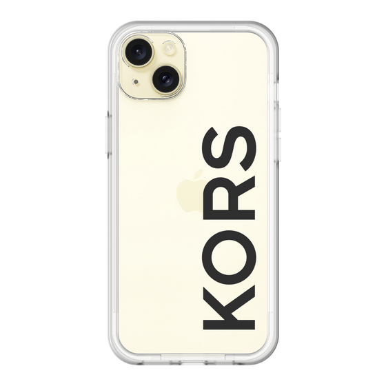 スリムプロテクションプレミアムケース［ MICHAEL KORS - Logo - Black ］