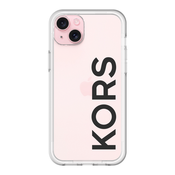 スリムプロテクションプレミアムケース［ MICHAEL KORS - Logo - Black ］