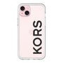 スリムプロテクションプレミアムケース［ MICHAEL KORS - Logo - Black ］