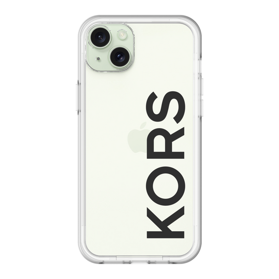 スリムプロテクションプレミアムケース［ MICHAEL KORS - Logo - Black ］